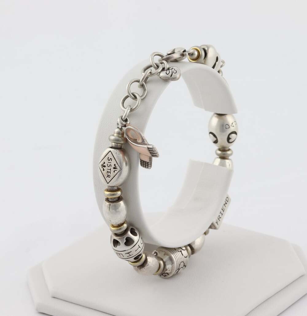 Sterling Silver Brighton Bracelet Sister Mother Friend 7" - 8" inch - Picture 6 of 7